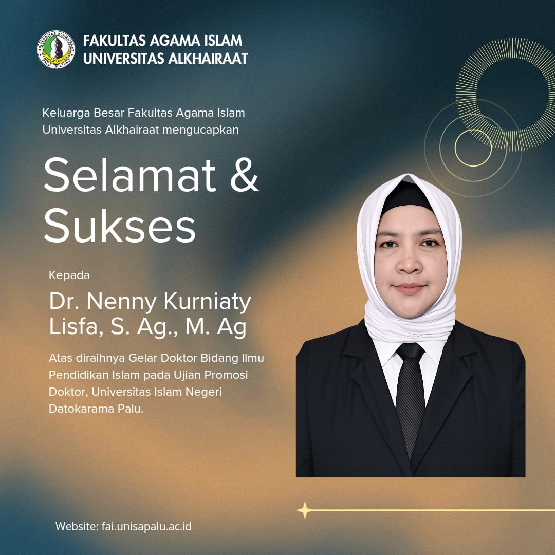 Satu Lagi Doktor Lahir di FAI UNISA Palu: Kado Akademik Spesial dari UIN Datokarama!